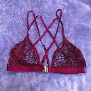 For Love and Lemons Delicate Bondage Bralette M